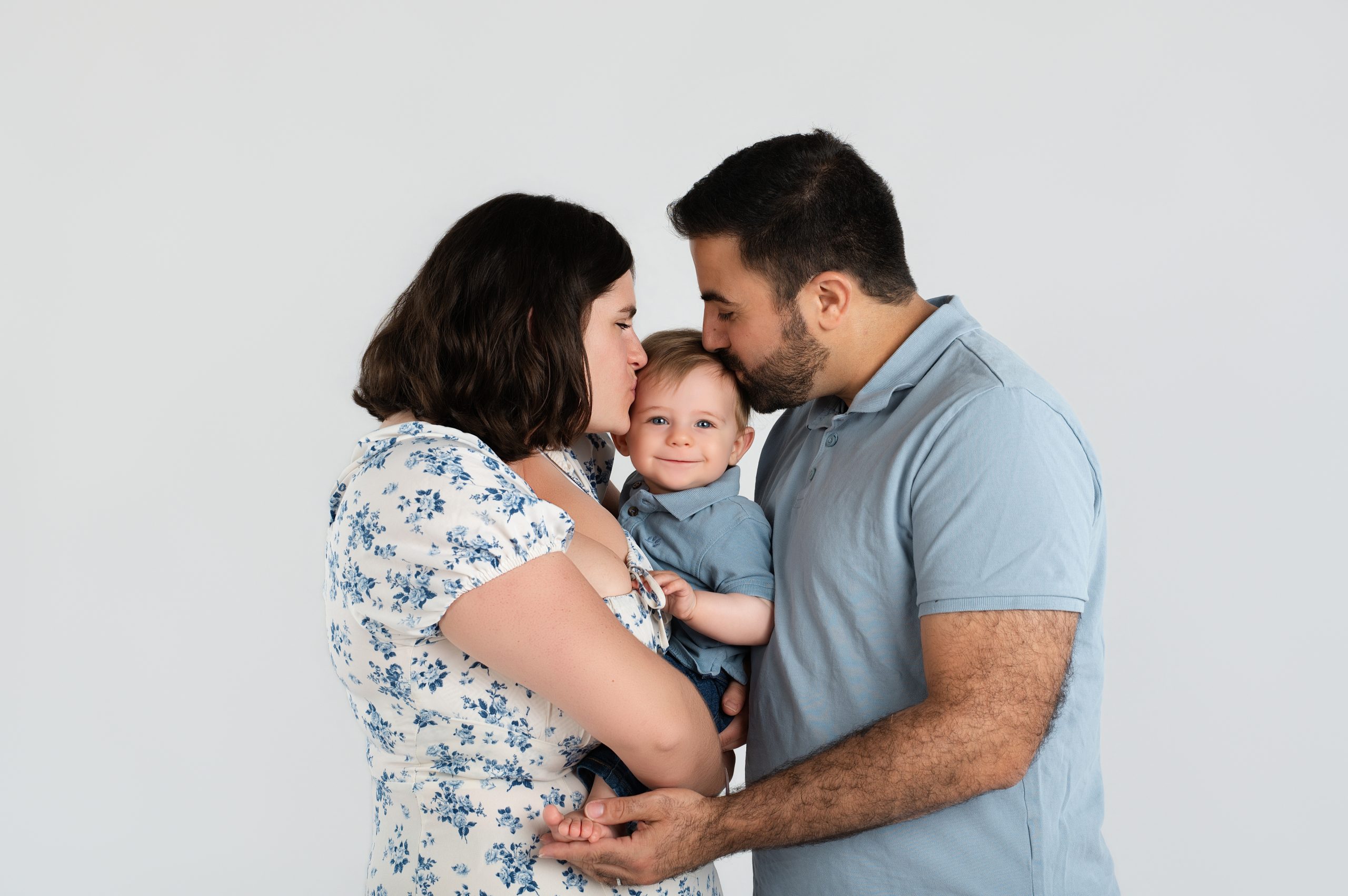 Complicité parent et bébé, séance photo à Ligné