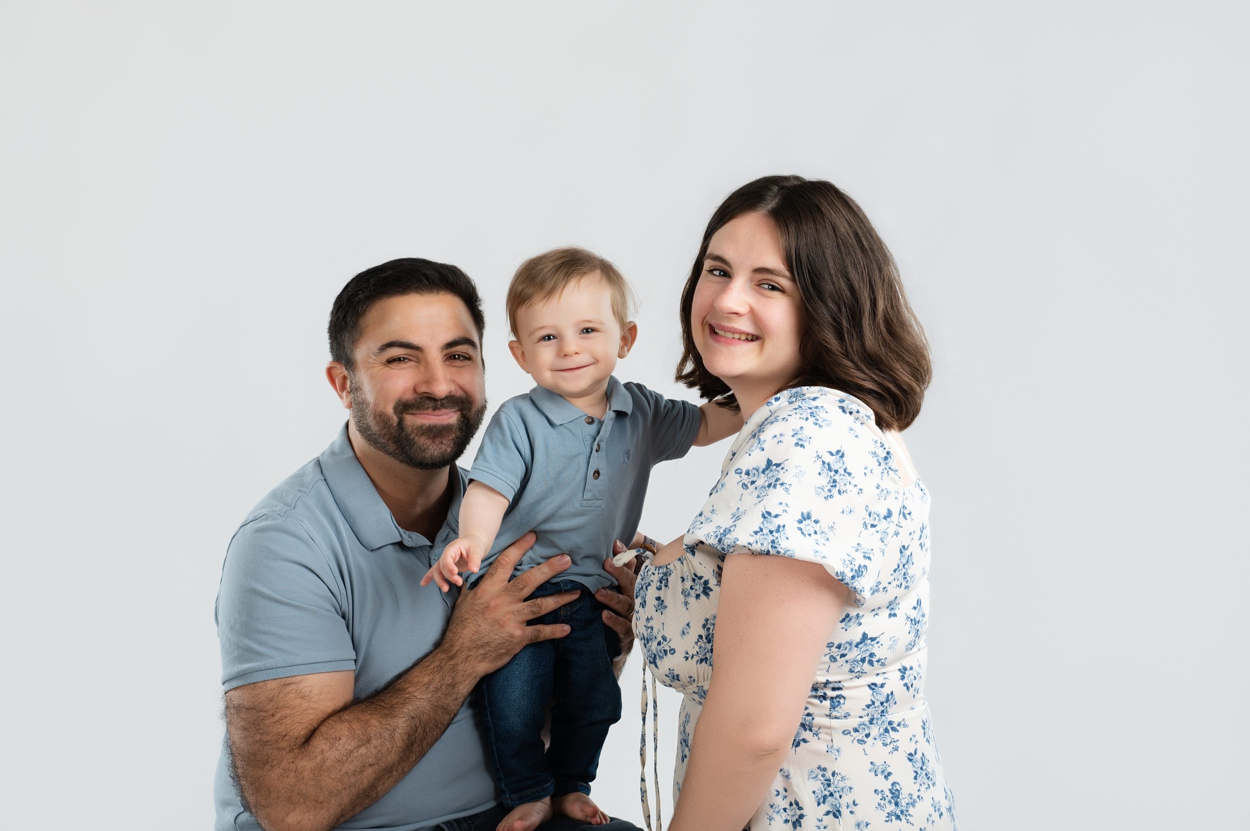 Séance photo famille au studio de Ligné