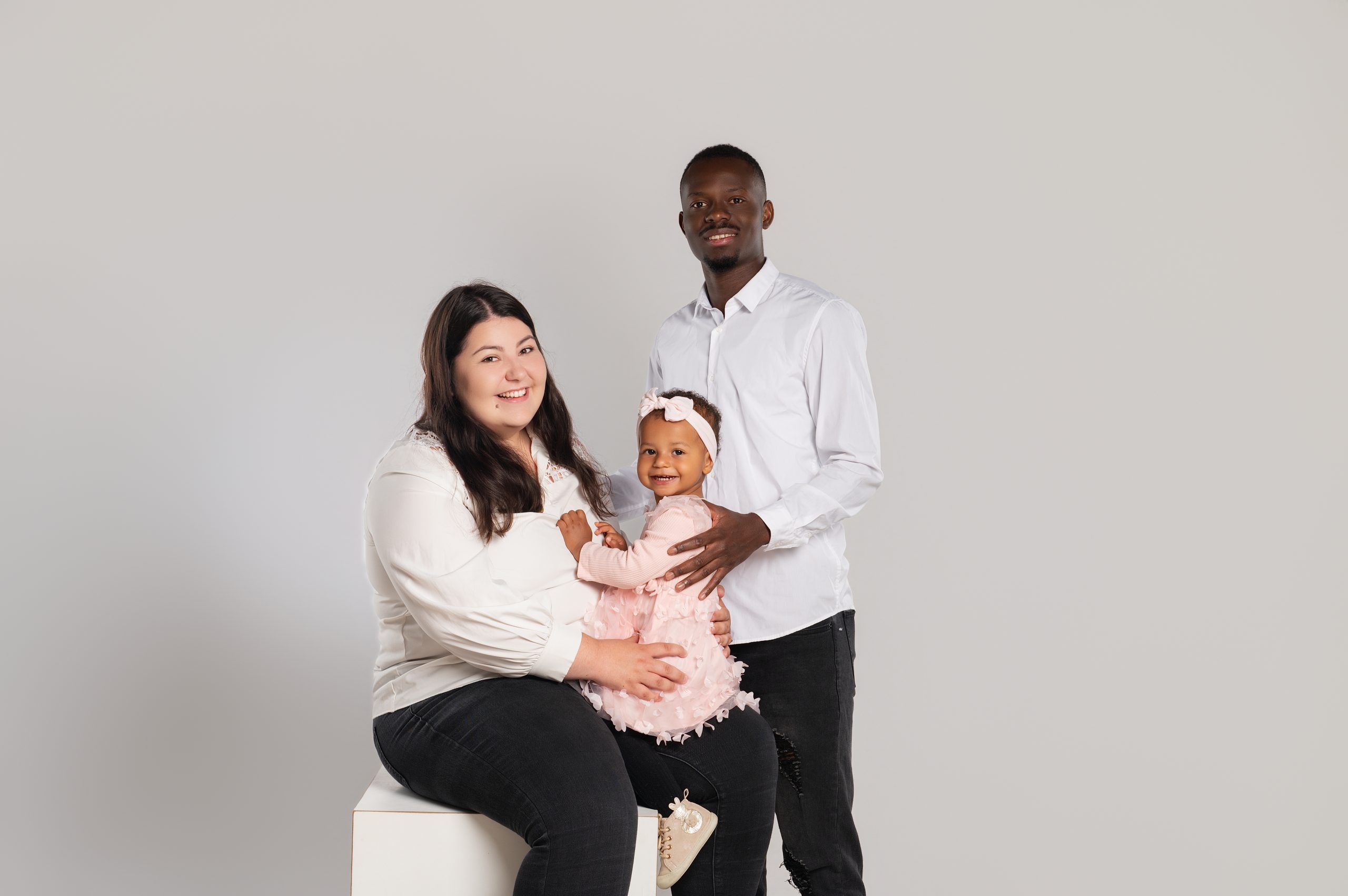 Bébé photographié au studio Amely J Photography